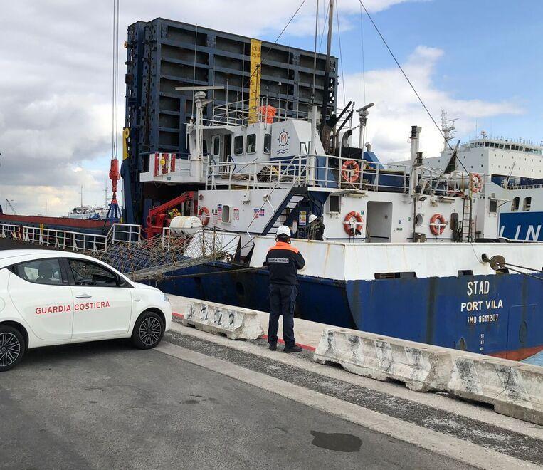 La Capitaneria ferma un’altra nave, «gravi carenze nella sicurezza» 