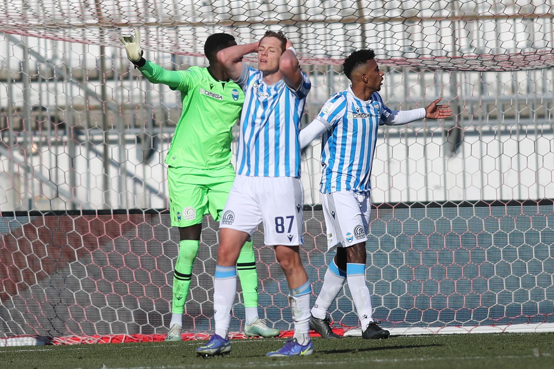 La disperazione della Spal a Monza