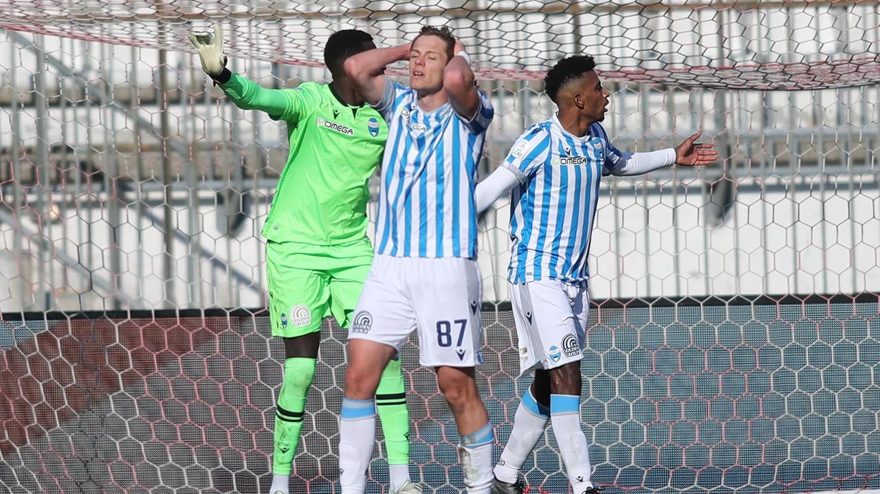 La disperazione della Spal a Monza