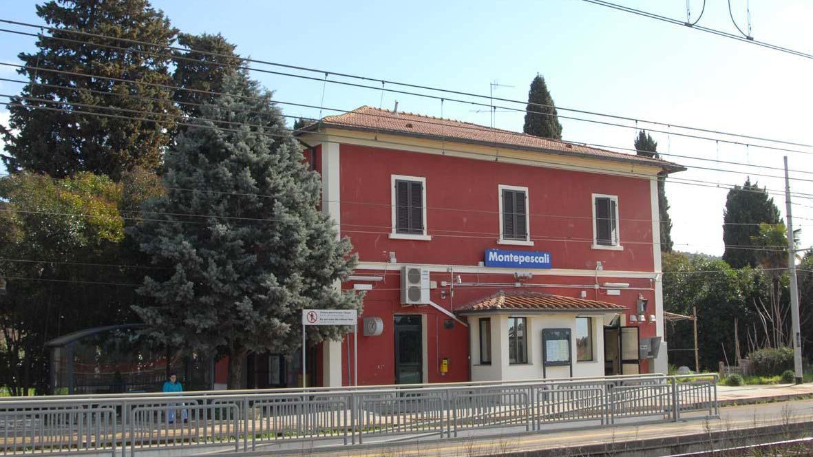 La stazione di Montepescali (foto Agenzia Bf)