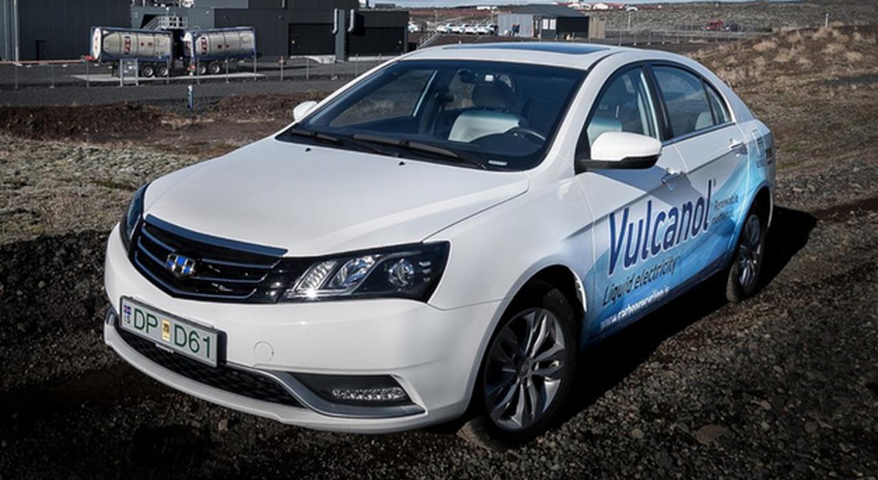 Una vettura a metanolo realizzata dai cinesi della Geely