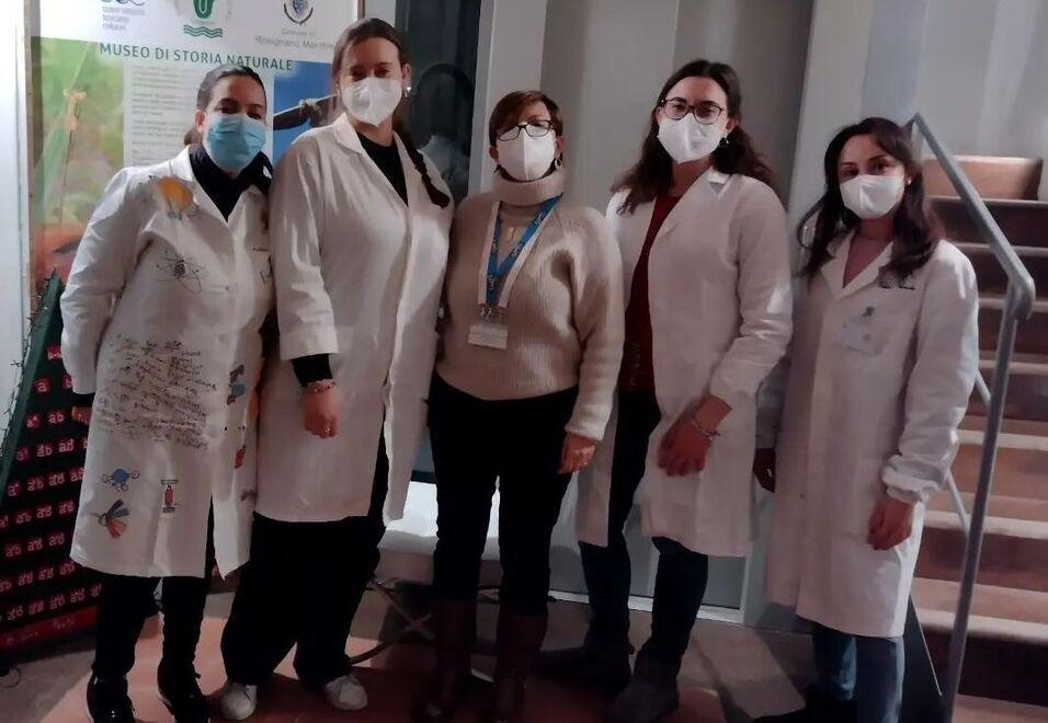 Alcune colleghe al Dipartimento di chimica all’Università di Pisa