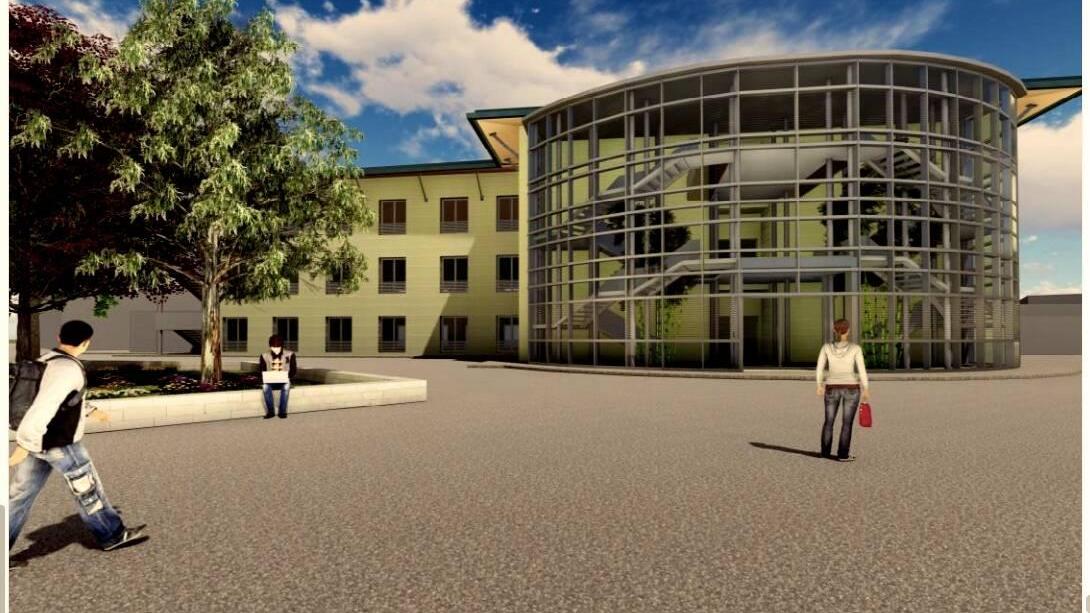 Il rendering del progetto per il “nuovo” liceo Vallisneri