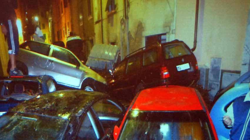 L’alluvione del settembre 2003: nel mirino, i lavori in uno dei lotti realizzati dopo quel tragico evento