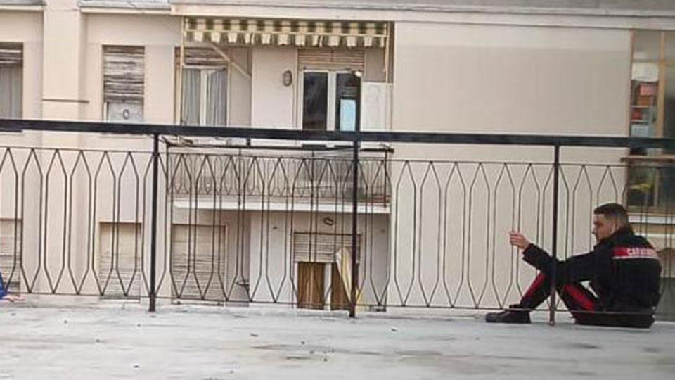 Il carabiniere rimasto sempre in contatto con la donna