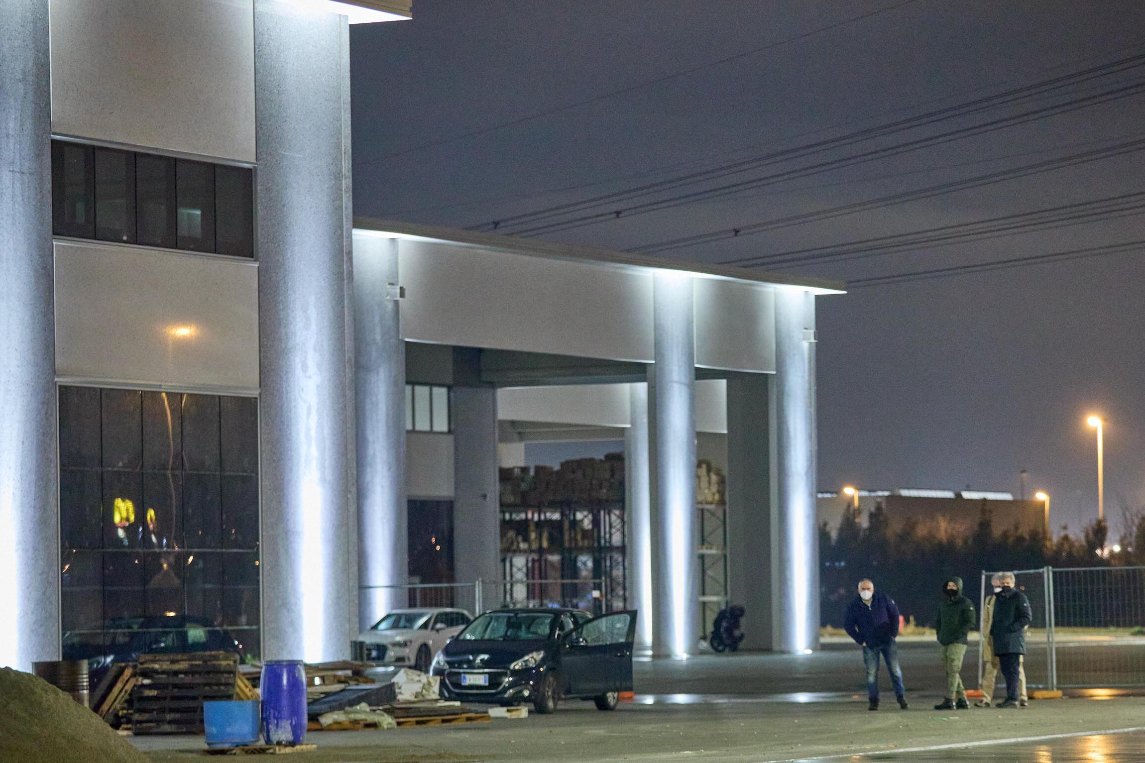 Il luogo del grave infortunio in via Chemintz (Foto Sestini)