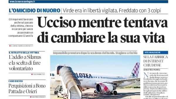 La Nuova Sardegna - Prima Pagina - 16 febbraio 2022