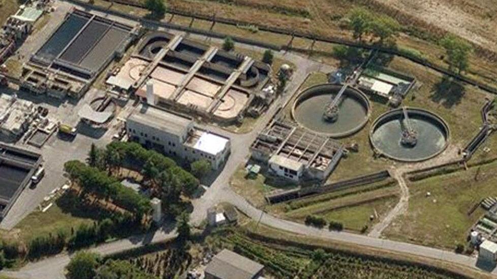 L’area di Gida vista dall’alto nella zona di Baciacavallo