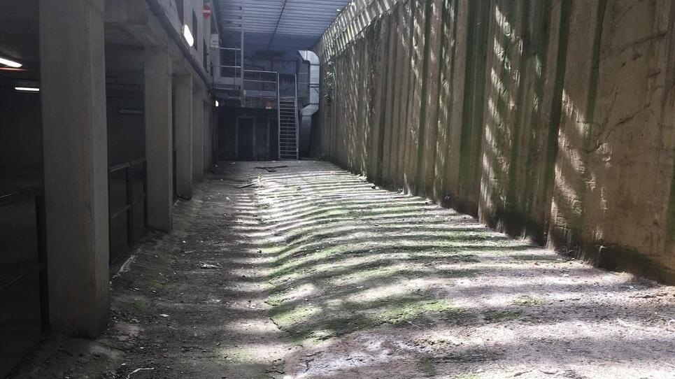 Il cortile del buco tra sporcizia e degrado