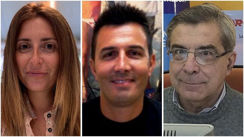 Lisa Bonsignori, Maurizio Barontini e Maurizio Bertazzon