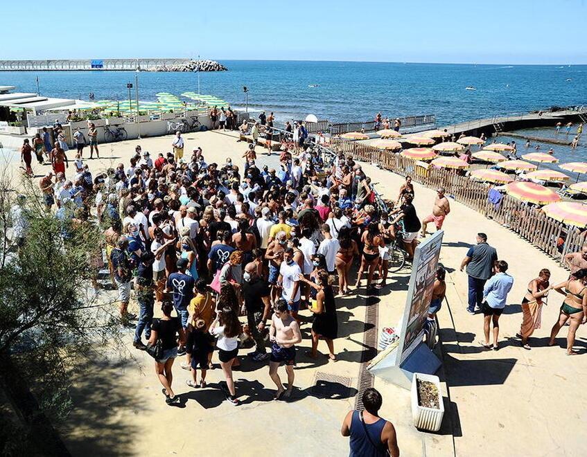 La spiaggia di Caletta