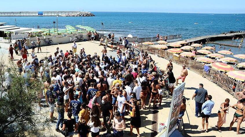 La spiaggia di Caletta