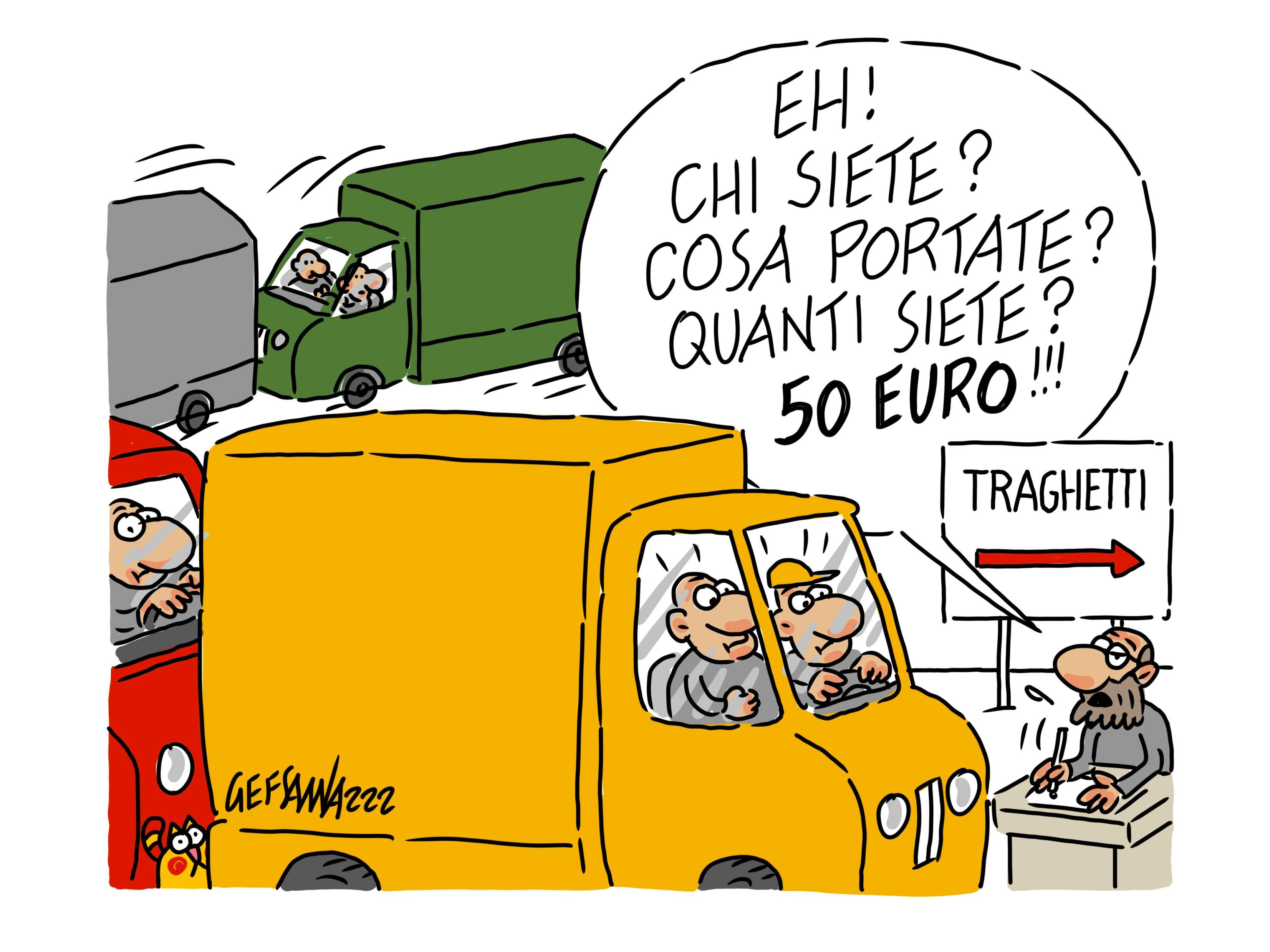 La vignetta di Gef: il caro tariffe condiziona la ripresa dell'isola