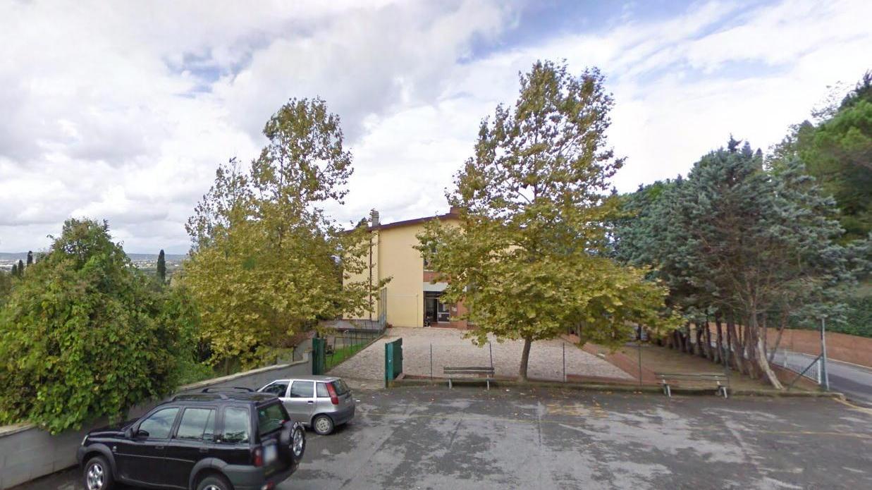 La scuola elementare Cardi a Cigoli, nel comune di San Miniato
