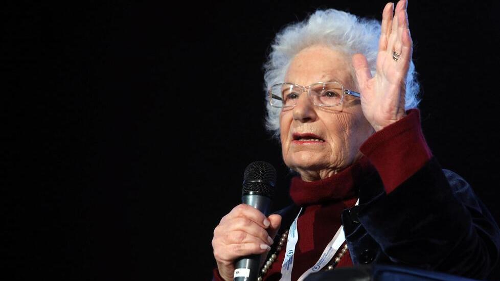 La senatrice a vita e testimone dell’Olocausto Liliana Segre