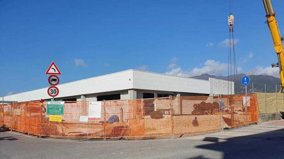 Il cantiere in via Federigi