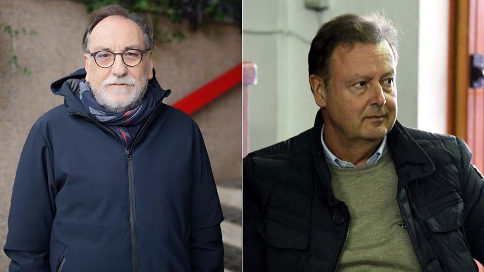 Nella foto a sinistra Norberto Riccardi a destra il presidente del Pd Enzo Ricci