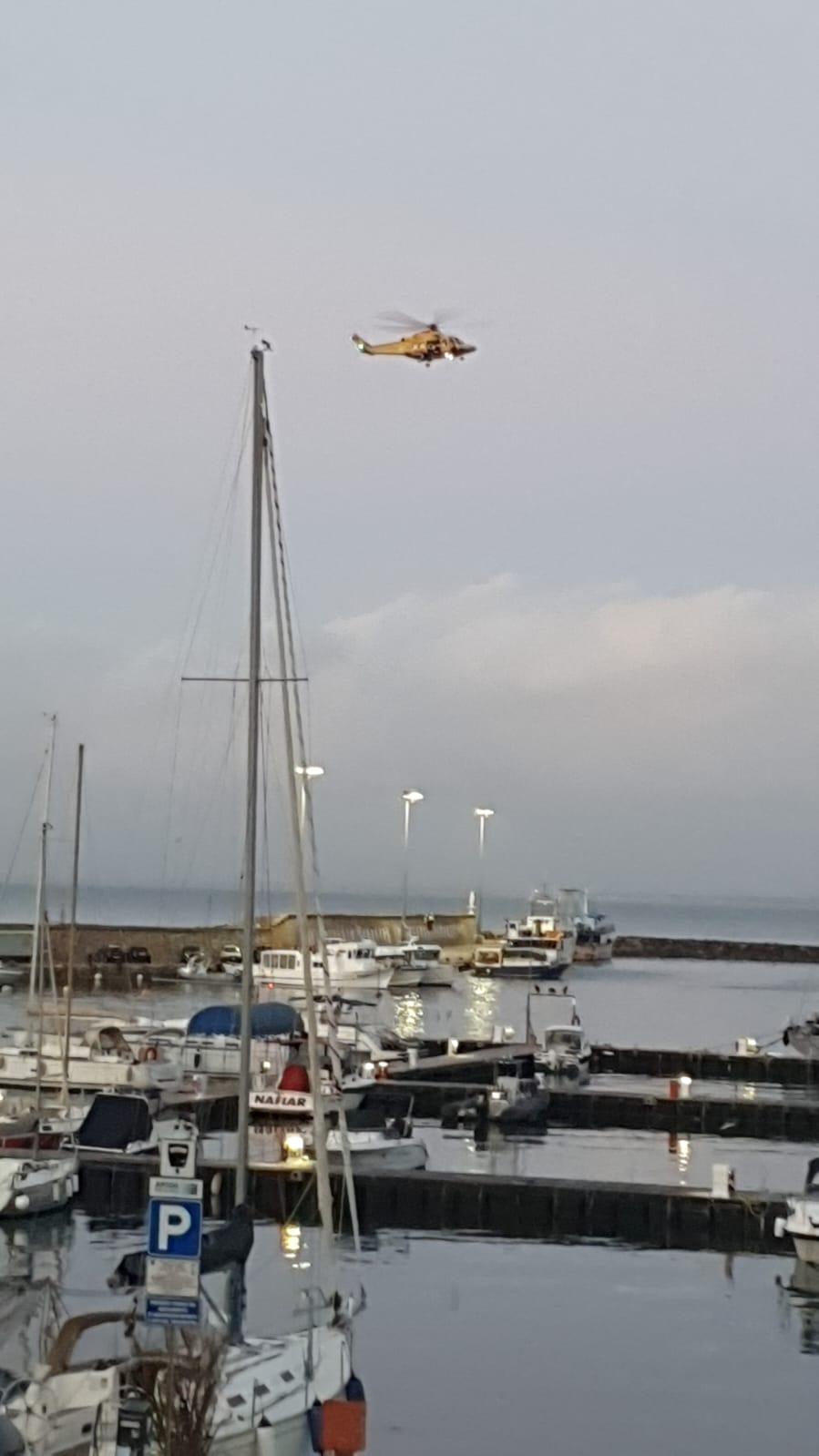 L'elisoccorso Pegaso intervenuto a Monte Argentario