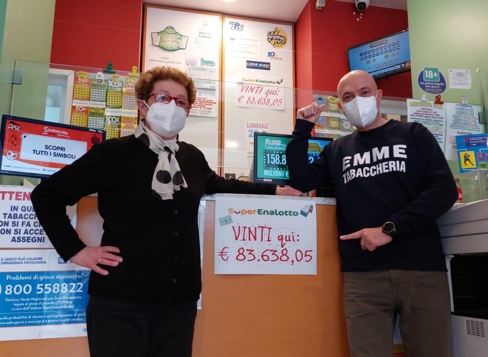 Pensionate vincono 83mila euro: giocata fortunata a Sant’Agostino 