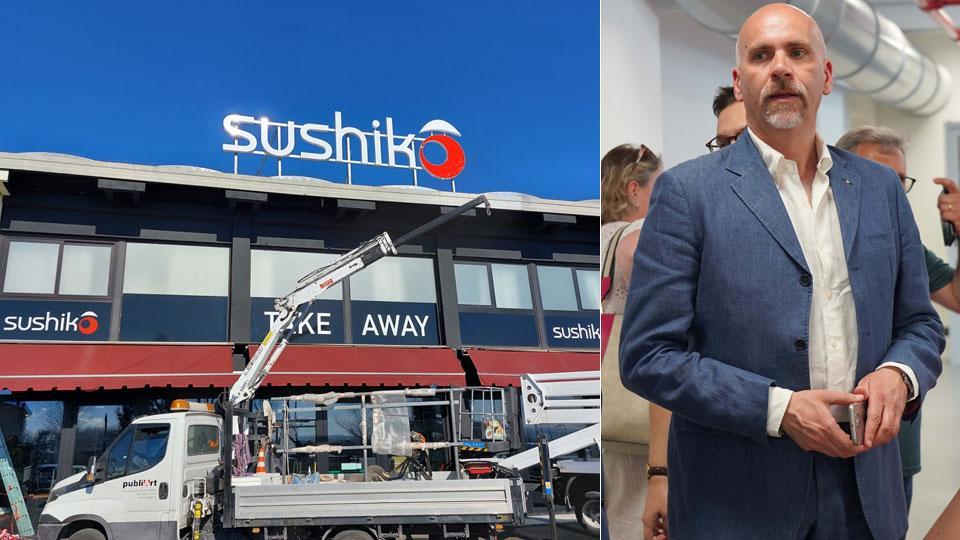 Lavori in vista dell’apertura di Sushiko e Puccinelli