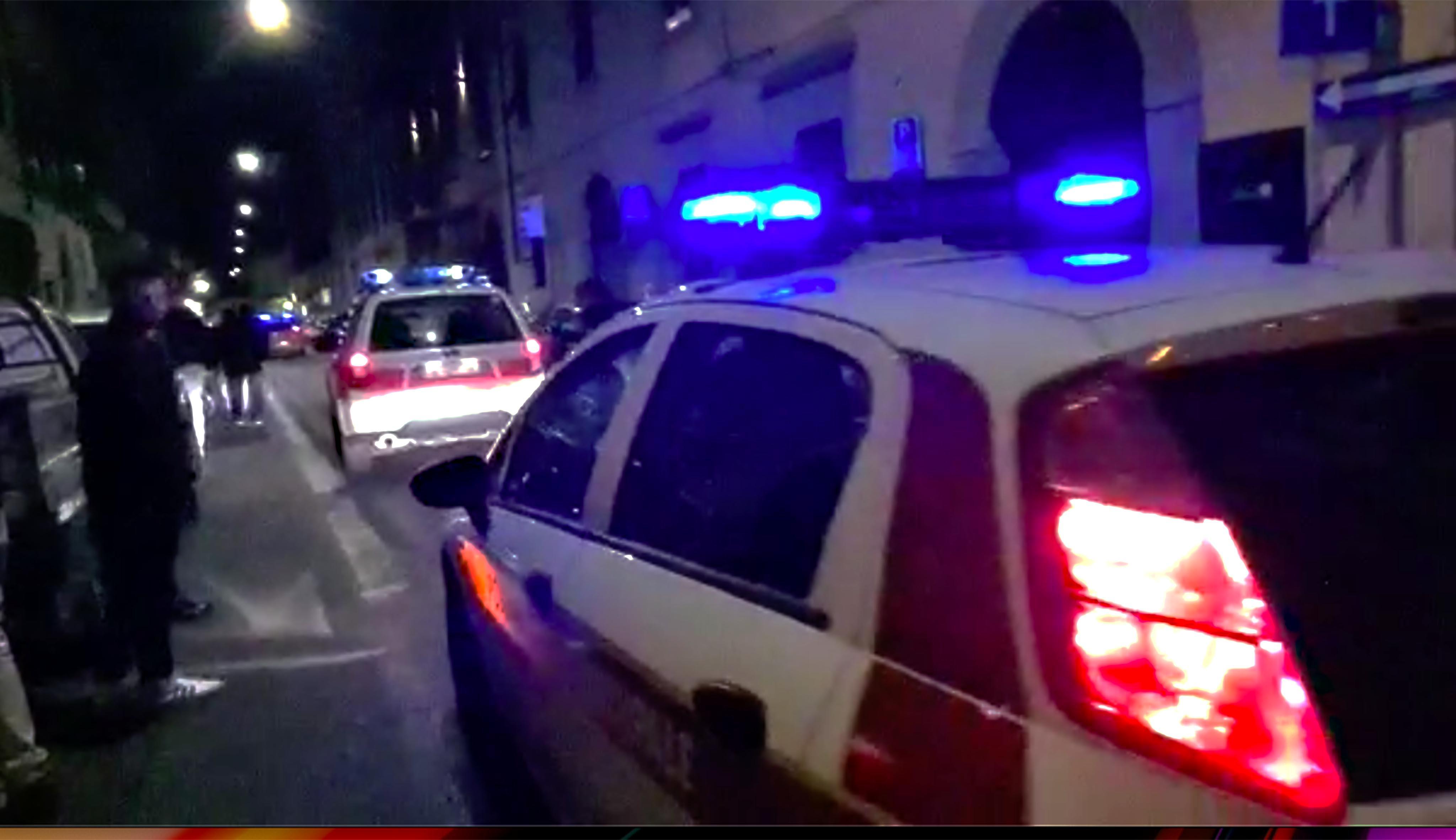 Auto della polizia municipale in Venezia