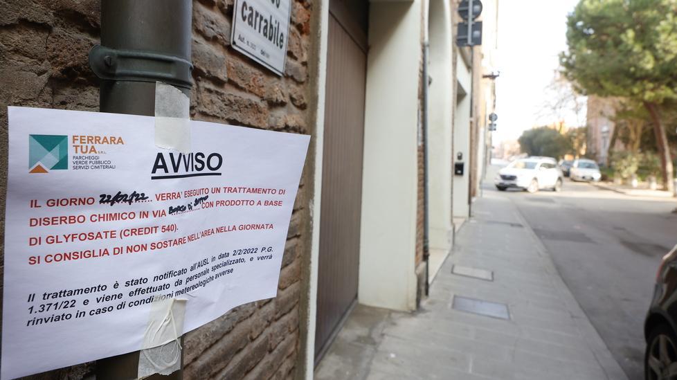 «Si diserba in città con glifosato»: attacchi “verdi” a Ferrara Tua 
