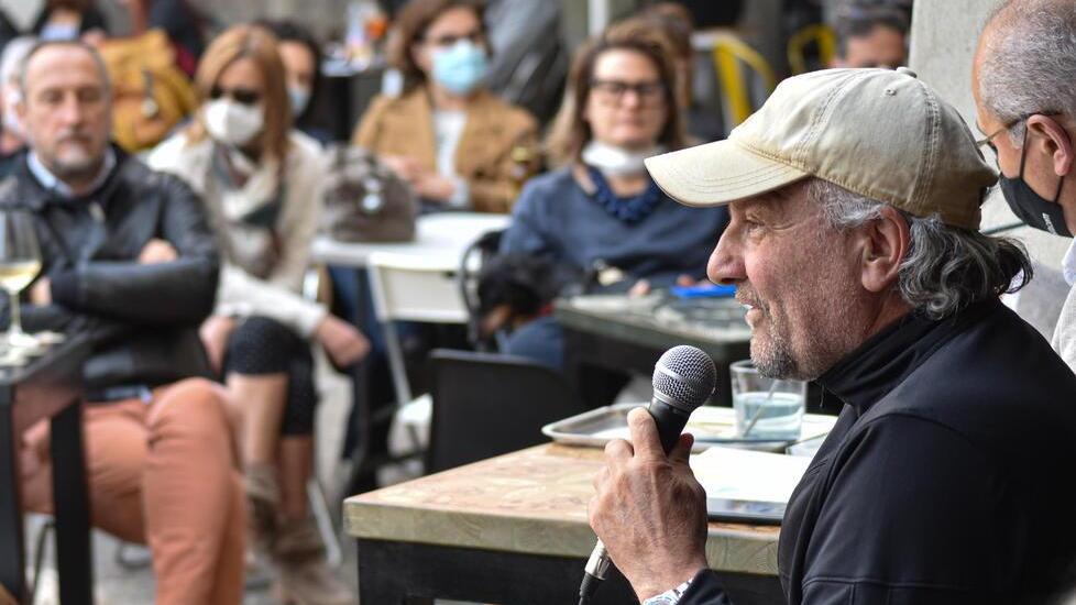 Il regista e sceneggiatore Giovanni Veronesi durante un passato incontro col pubblico