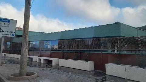 La costruzione del nuovo Conad visibile da viale Principe Amedeo