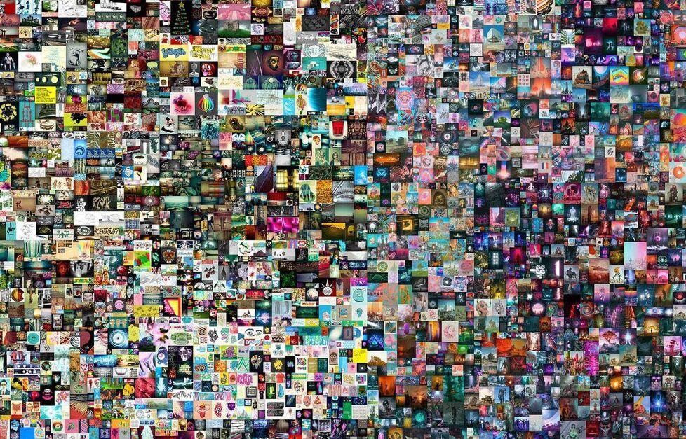 L’opera Nft “Everydays-The First 5000 Days” dell’artista Beeple, venduta all’asta a 69,3 milioni di dollari