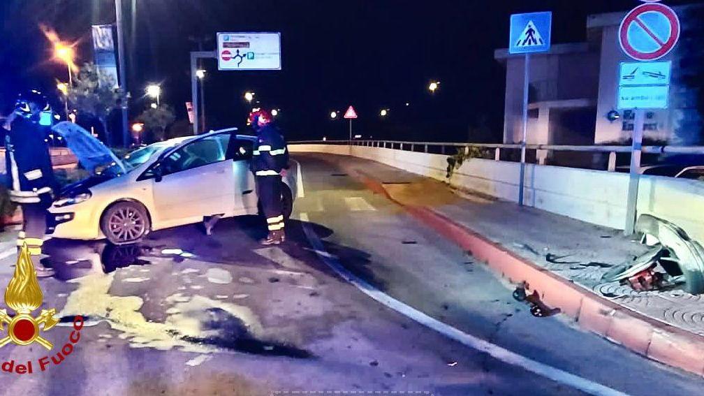 Olbia, incidente nei pressi dell'aeroporto: un ferito