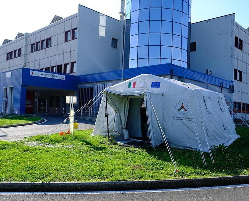 L’ospedale di Cecina (Foto di Michele Falorni/Silvi)