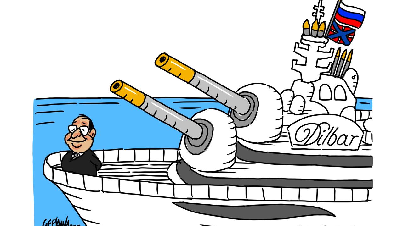 La vignetta di Gef: Costa Smeralda, a rischio la presenza dei turisti russi