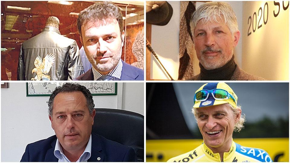 Niccolò Ricci, Francesco Lucchesi, Carlo Santarelli e Oleg Tinkov