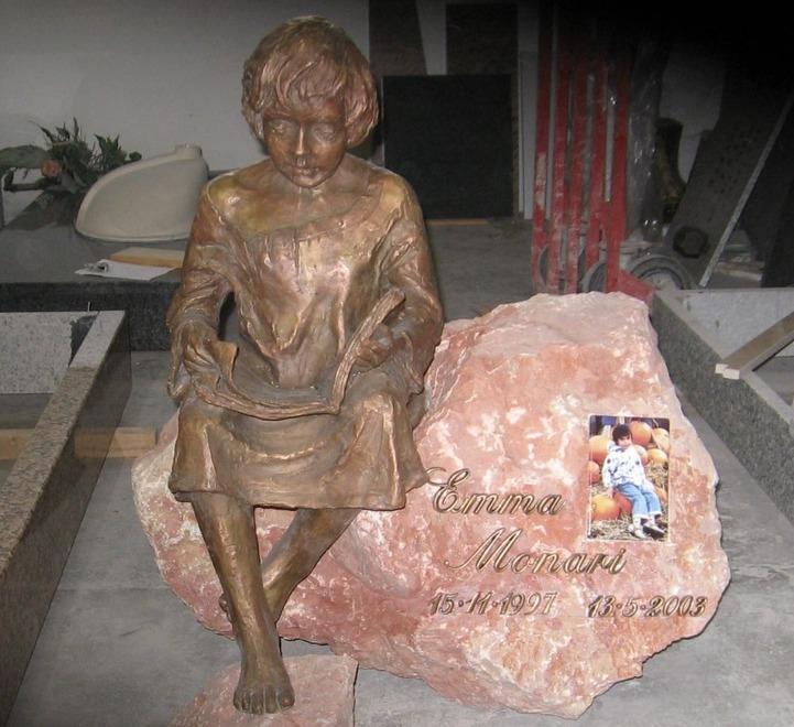 Tanta solidarietà alla famiglia per il furto della statua di Emma a Novellara