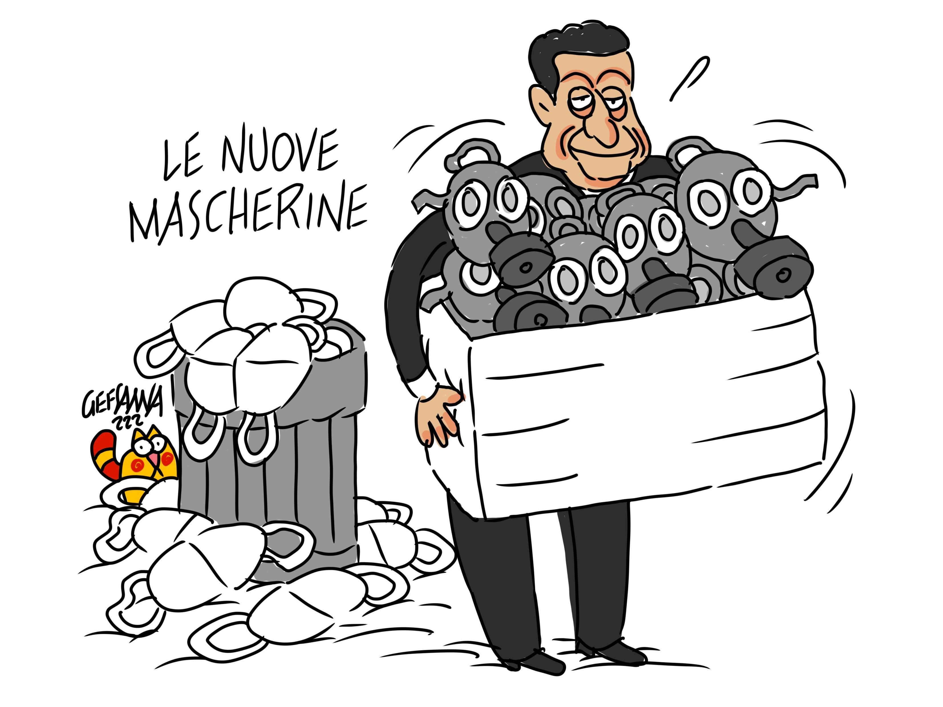 La vignetta di Gef: la paura della guerra, ansia per i 7mila ucraini che vivono in Sardegna
