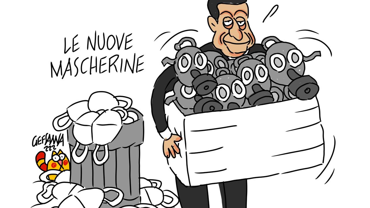 La vignetta di Gef: la paura della guerra, ansia per i 7mila ucraini che vivono in Sardegna