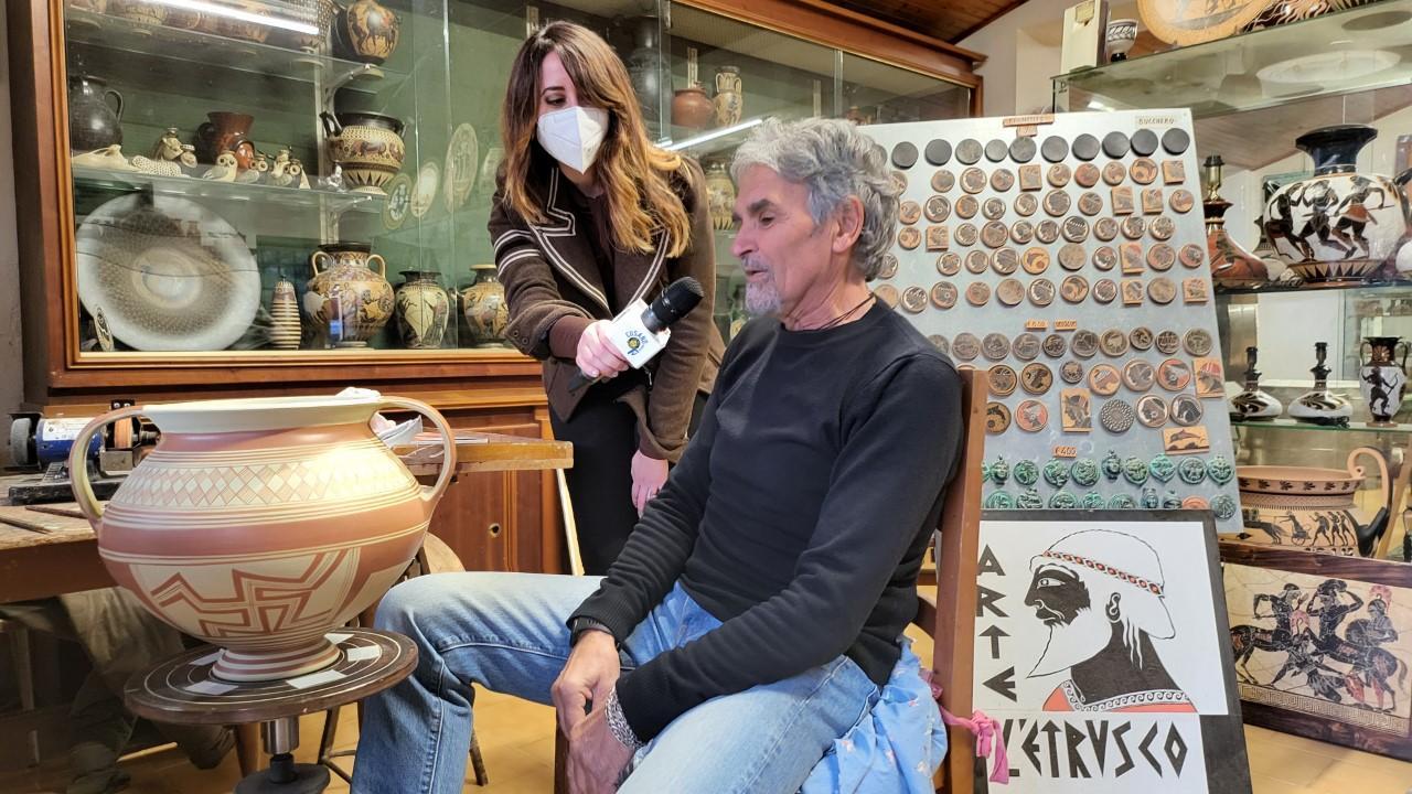 I tesori dell'artigianato di Sovana nella puntata di "Paese che vai" dedicata a Sovana
