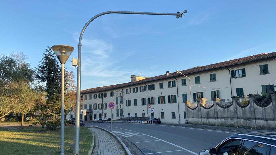 Telecamere anti -camion lungo la Tosco Romagnola (foto franco silvi)