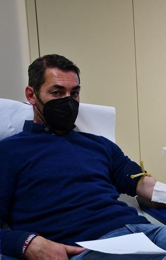 I giocatori rossoblù donano il sangue 