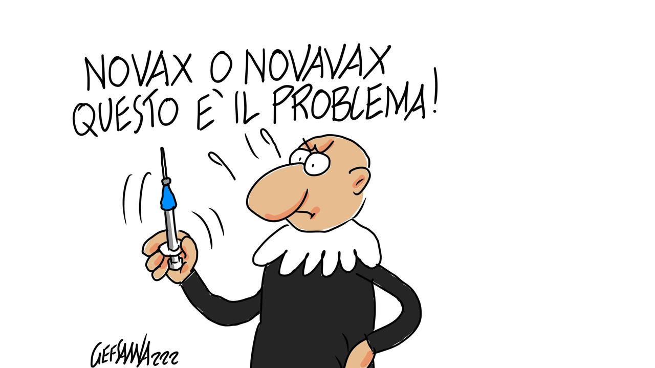La vignetta di Gef: Covid, in arrivo nell'isola 28mila dosi di Novavax