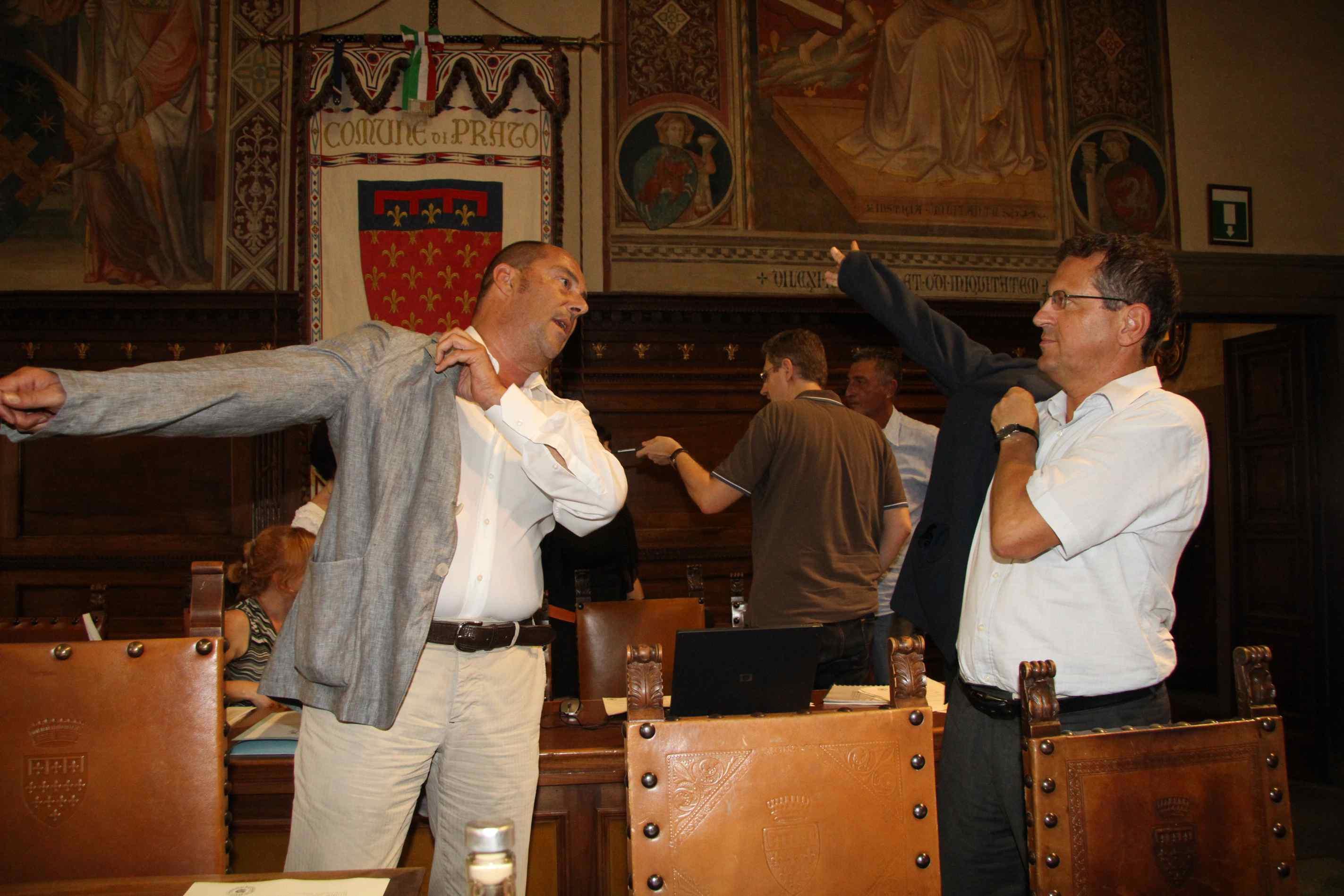 Maurizio Bettazzi nel giorno delle sue dimissioni