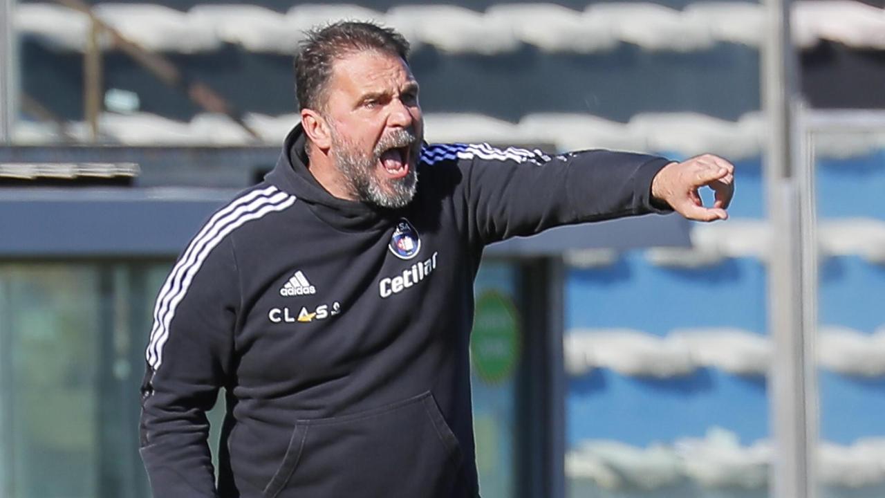 Il tecnico nerazzurro Luca D'Angelo: il Pisa ora deve vincere con Crotone e Pordenone per non perdere contatto col gruppo di testa