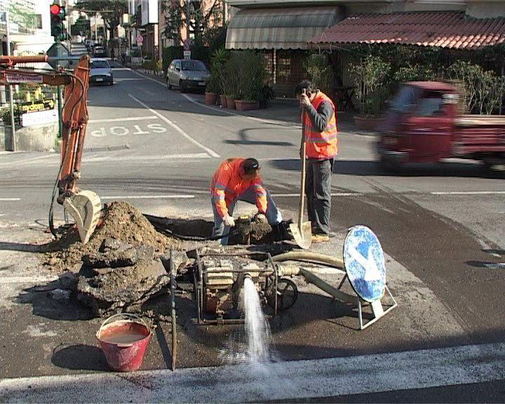 Operai di Gaia al lavoro