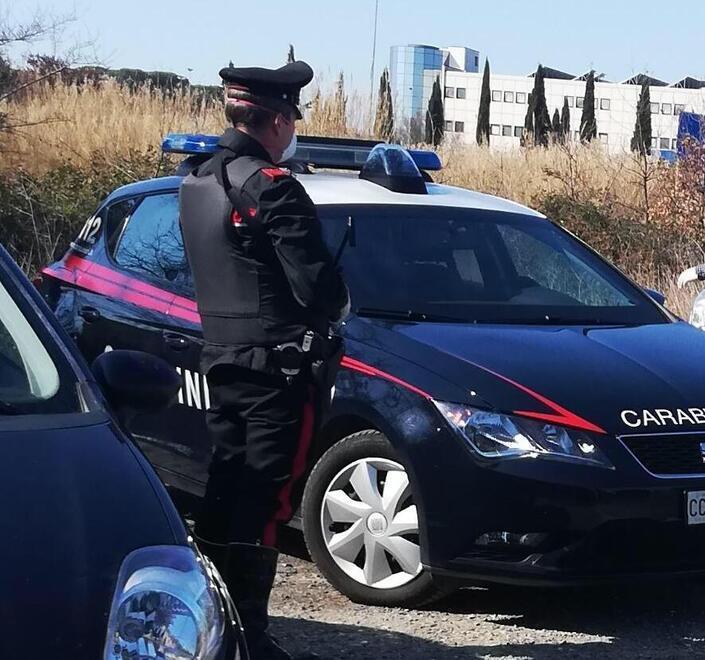 Un controllo dei carabinieri
