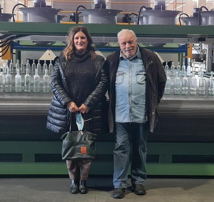 Da sinistra Francesca Antonini con il padre Massimo