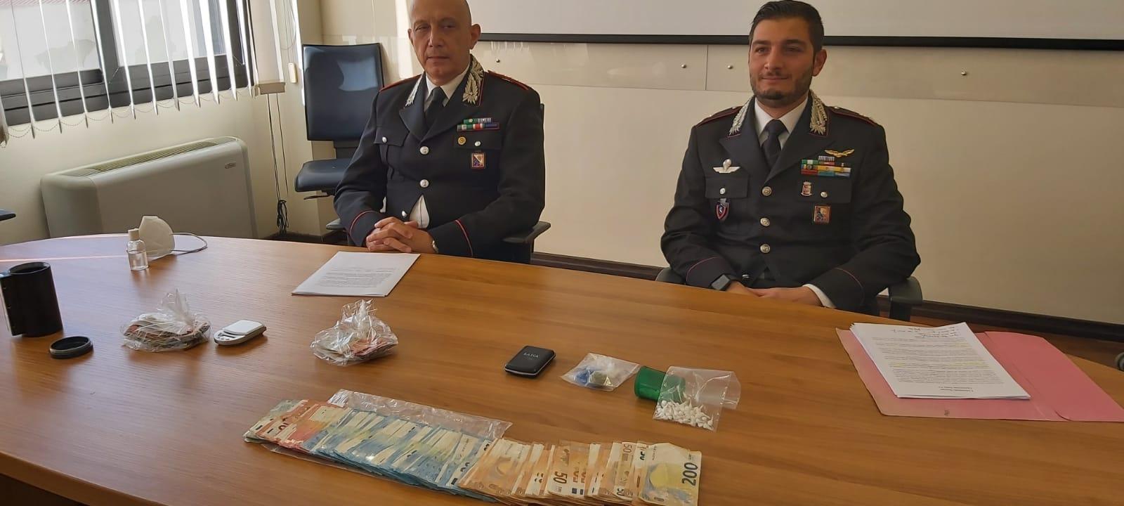 Da sinistra il colonnello Tamponi e il maggiore Pilia
