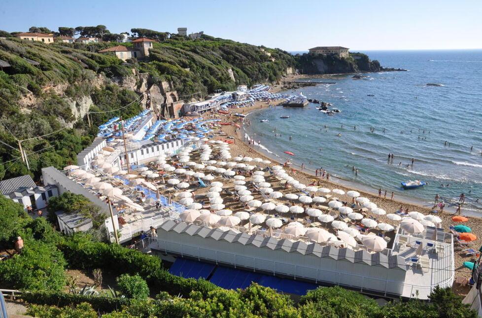 la baia del Quercetano