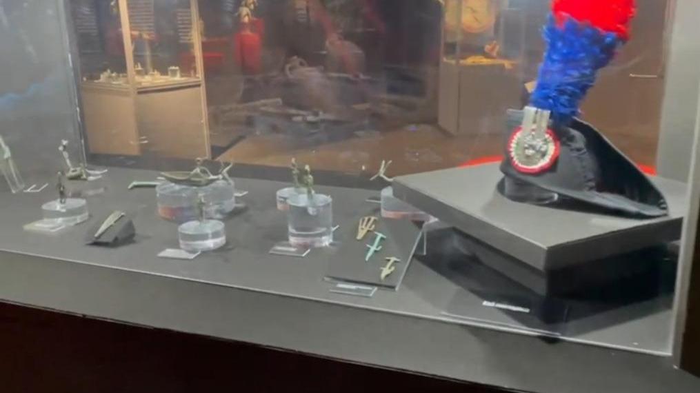 I reperti archeologici recuperati dai carabinieri in mostra a Barumini
