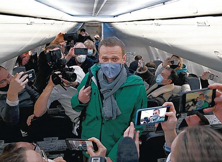 Il dissidente russo Alexei Navalni, ora in carcere