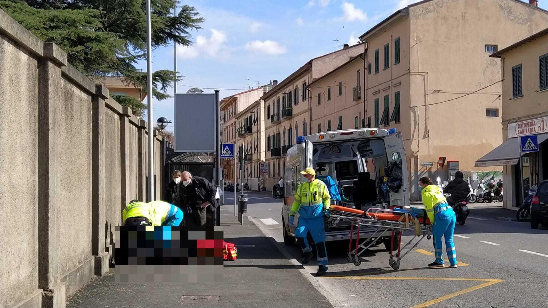L'intervento delle guardie giurate e della Misericordia